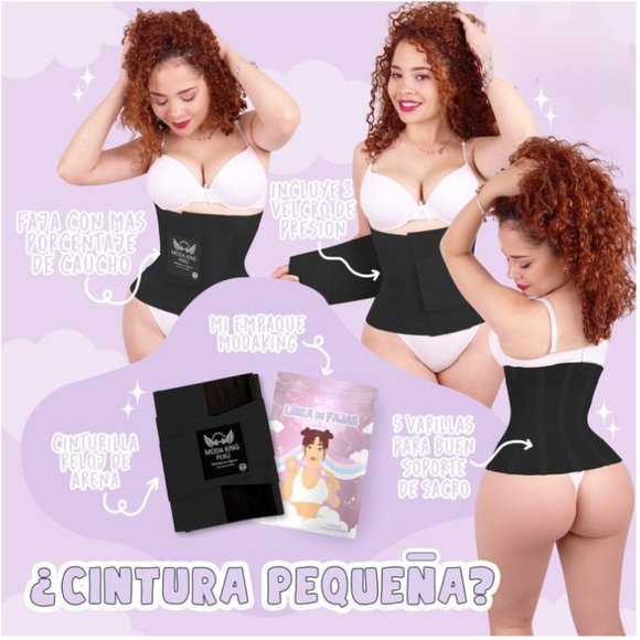 FAJAS MODA KING PERU Fajas Modeladoras de Cintura Women Body Shaper - Picture 1 of 5